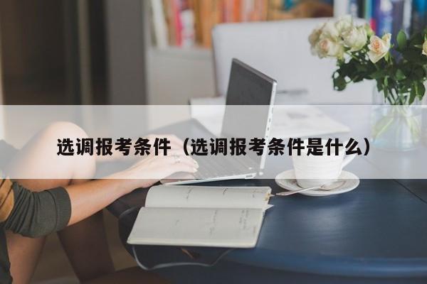 选调报考条件（选调报考条件是什么）