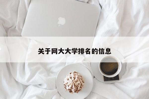 关于网大大学排名的信息