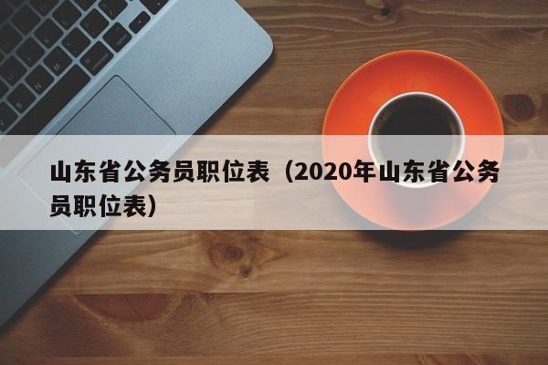 山东省公务员职位表（2020年山东省公务员职位表）