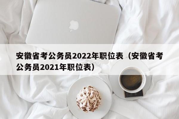 安徽省考公务员2022年职位表（安徽省考公务员2021年职位表）