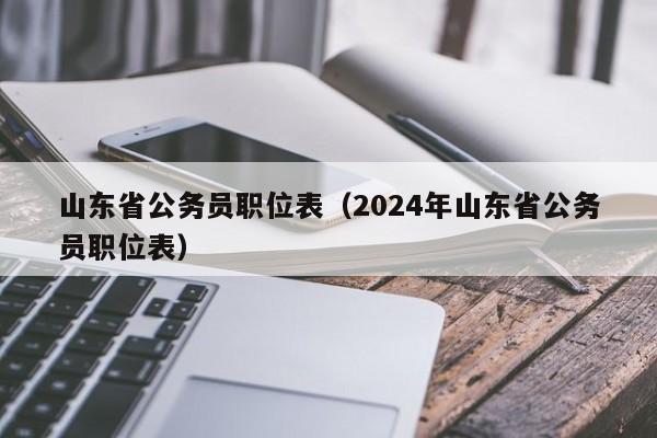 山东省公务员职位表（2024年山东省公务员职位表）